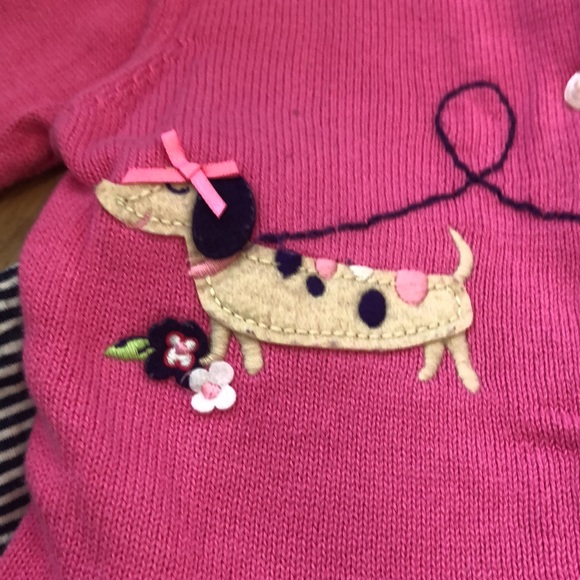 Heartstrings Baby Cardigan Sweater & legging. - Picture 3 of 9